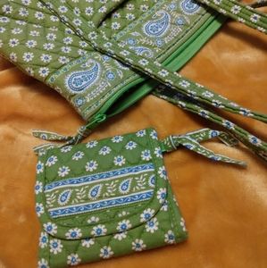 Vera bradley shoulder bag with wallet